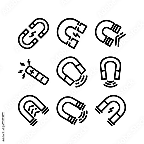 magnet icon or logo isolated sign symbol vector illustration - high quality black style vector icons
