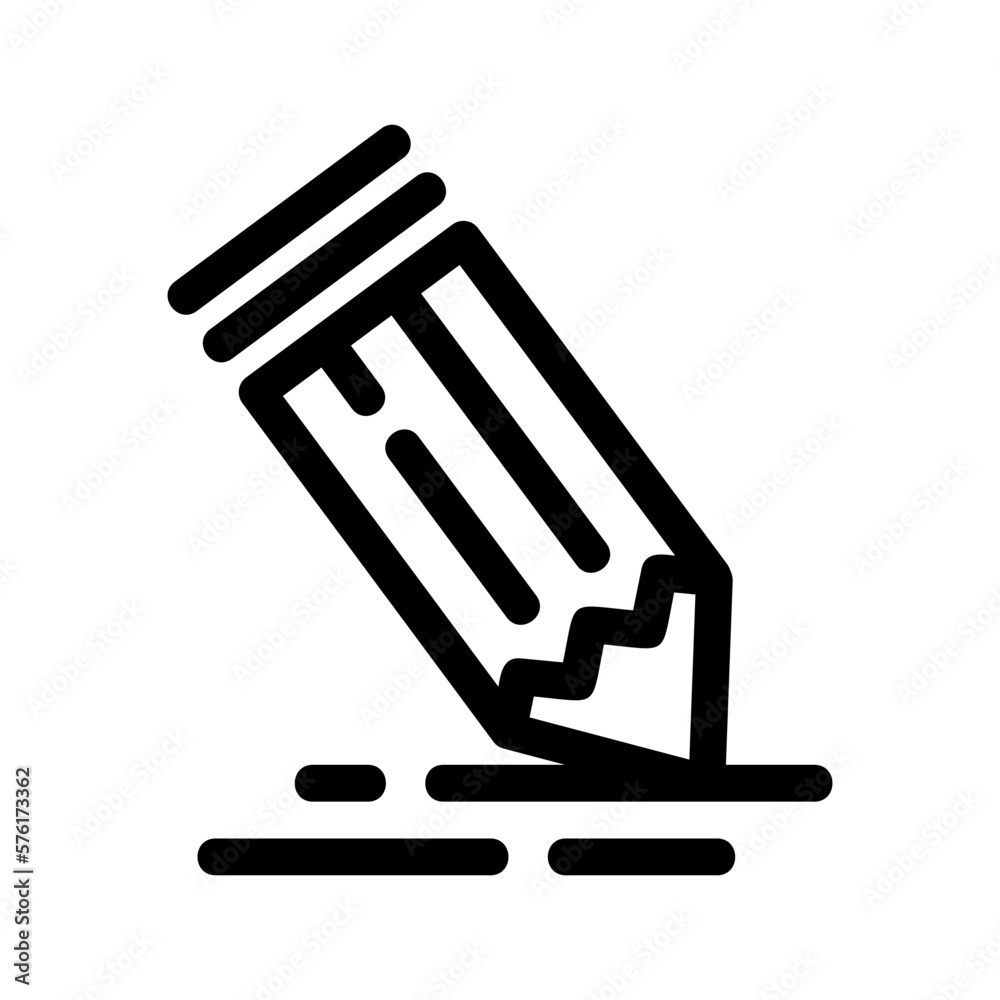 pencil icon or logo isolated sign symbol vector illustration - high quality black style vector icons
