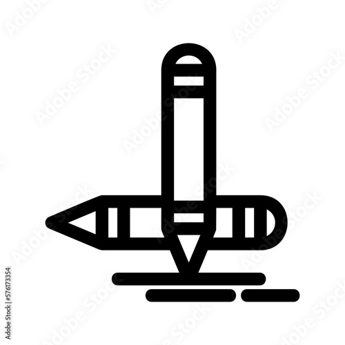 pencil icon or logo isolated sign symbol vector illustration - high quality black style vector icons
