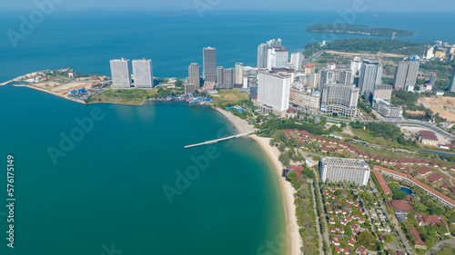Fototapeta Naklejka Na Ścianę i Meble -  beautiful Sihanoukville beach and City