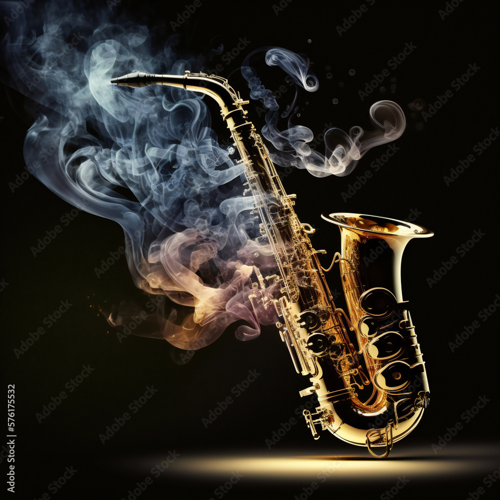 Obraz premium A saxophone 