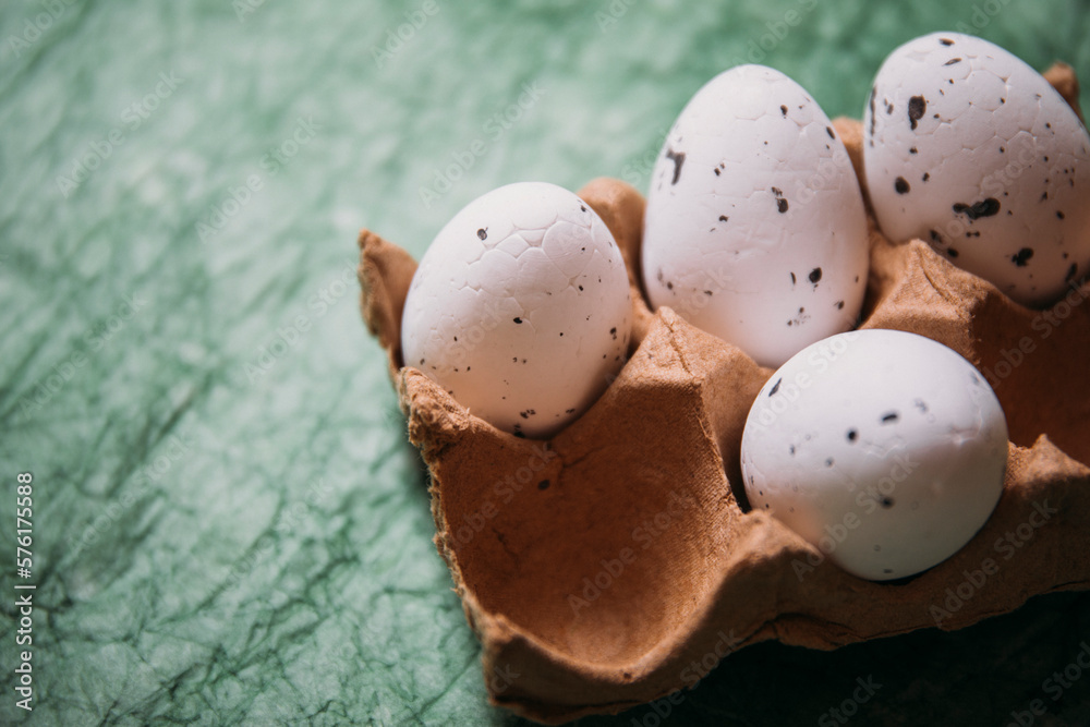 easter eggs in a basket easter eggs in a basket