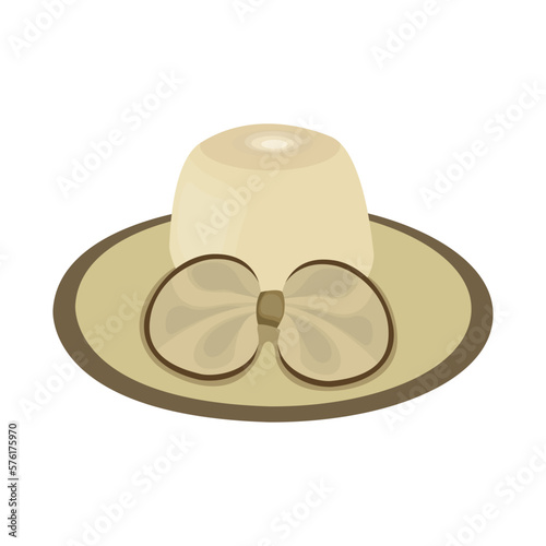 Vector illustration set of man and woman hats. Stylish male and female headwear. Elegant panama and straw hat. Fashion theme for digital resources.