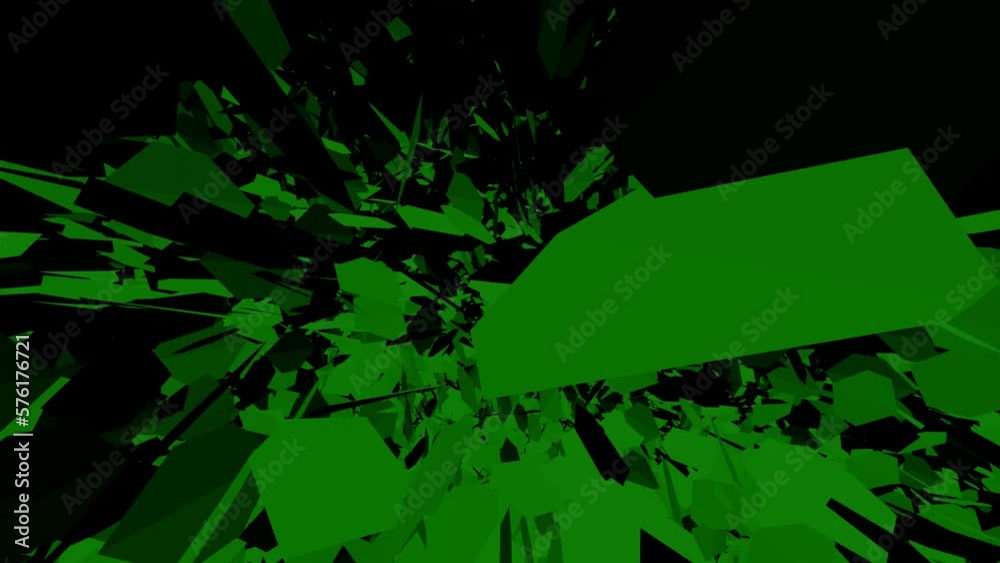 Beautiful particles - green -graphics.