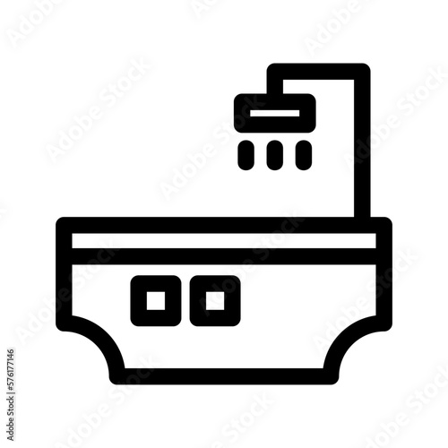 bathing icon or logo isolated sign symbol vector illustration - high quality black style vector icons 