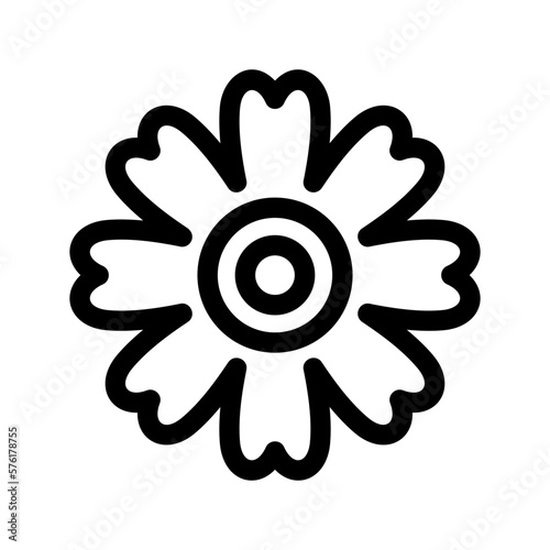 daisy icon or logo isolated sign symbol vector illustration - high quality black style vector icons 