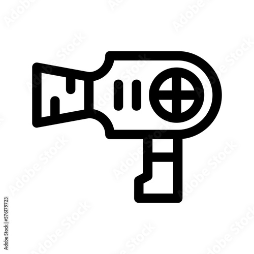 hair dryer icon or logo isolated sign symbol vector illustration - high quality black style vector icons 