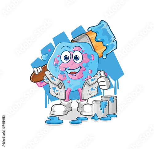 cell ancient egypt cartoon. cartoon mascot vector