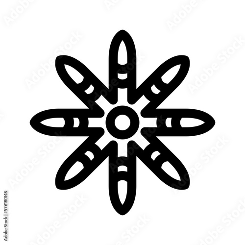 hibiscus icon or logo isolated sign symbol vector illustration - high quality black style vector icons 