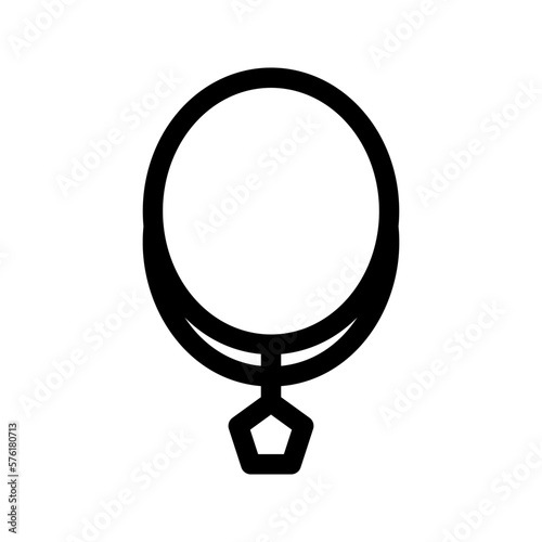locket icon or logo isolated sign symbol vector illustration - high quality black style vector icons
