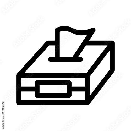 tissue icon or logo isolated sign symbol vector illustration - high quality black style vector icons
