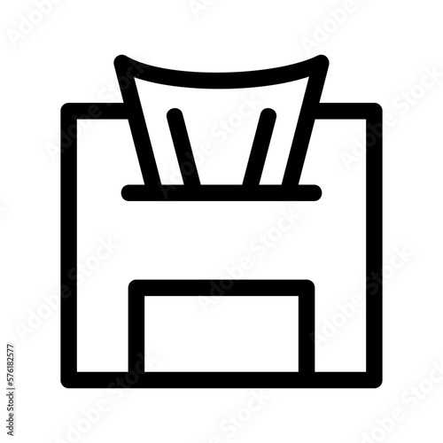 tissue icon or logo isolated sign symbol vector illustration - high quality black style vector icons
