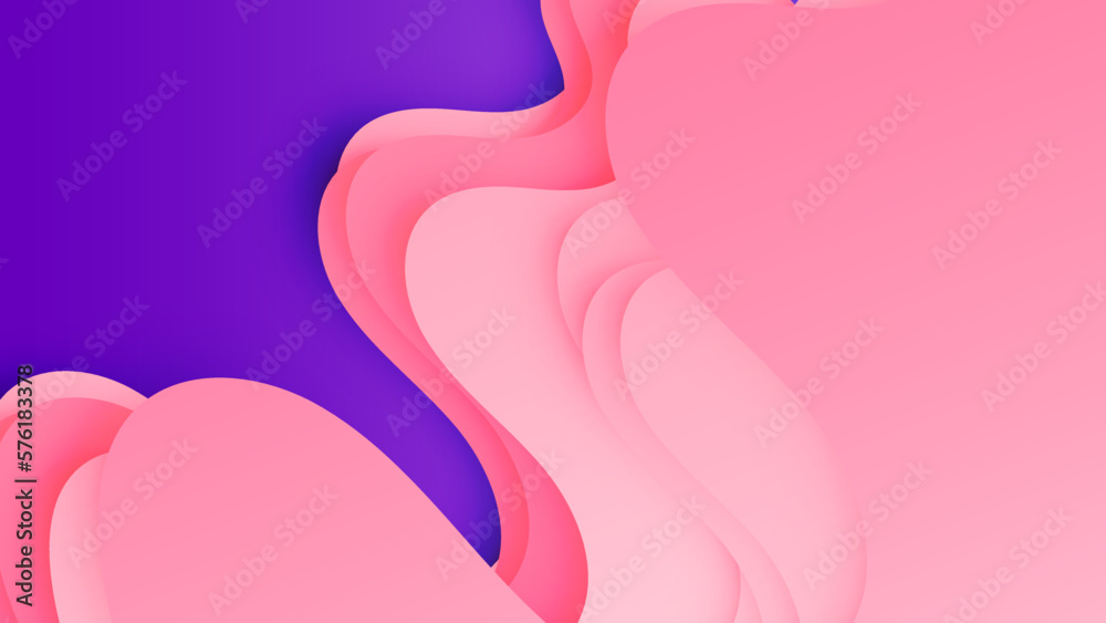 Bold and Bright Vibrant Wave Vector Art Background