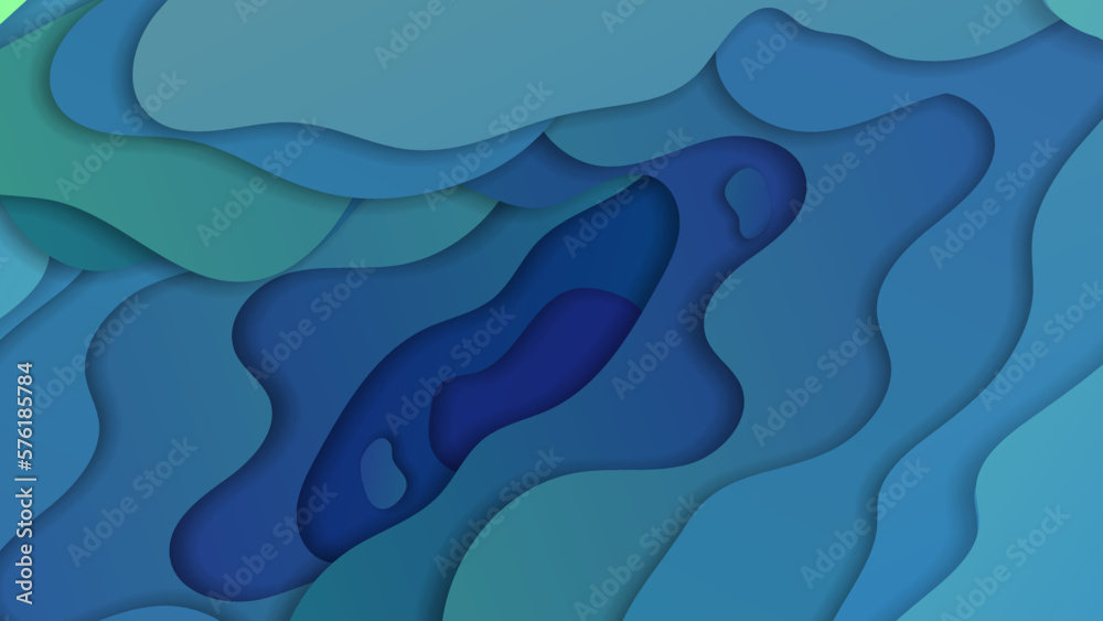 Summer Spectrum Bright and Bold Wave Design Background