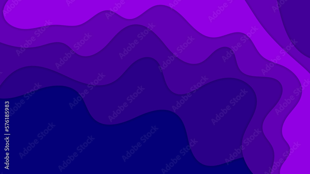 Fototapeta premium Flowing Energy Dynamic Wave Vector Illustration Background. Smooth Style Gradient Wave Vector Backdrop