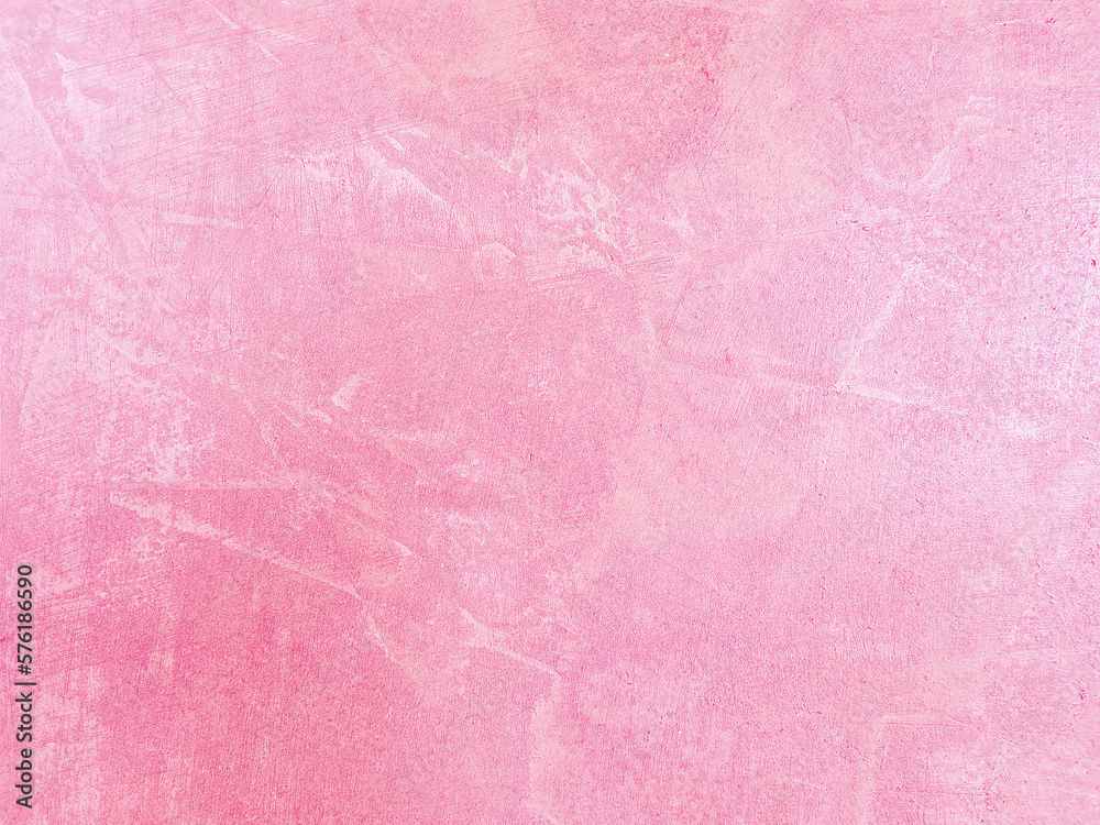 Fototapeta premium light pink plaster Wall Texture. Pastel Background. Abstract Painted Wall Surface.