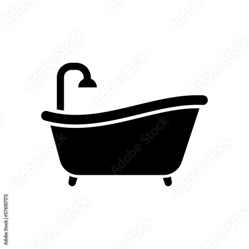 bathtub vector icon