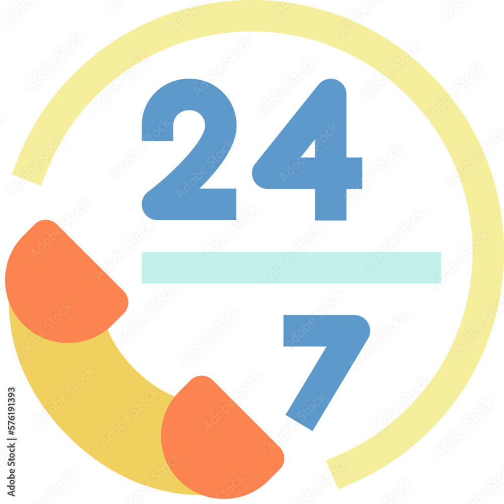 call center flat icon