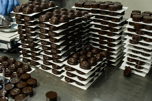 Quadro su tela Sweet dessert food as holiday present and premium confectionery brand