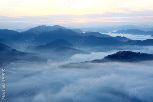 mountains in the fog © ccarax
