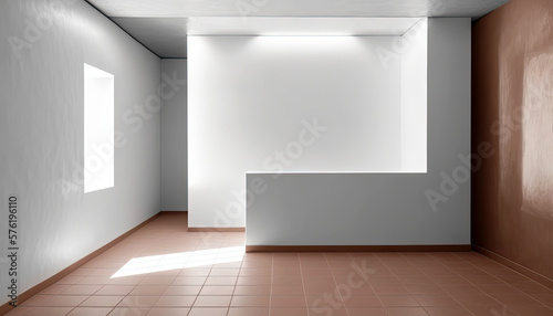 Empty room interior backgro...
