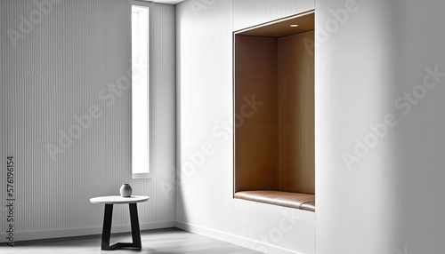 Empty room interior backgro...