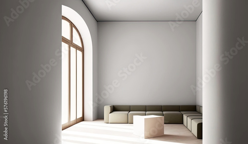 Empty room interior backgro...