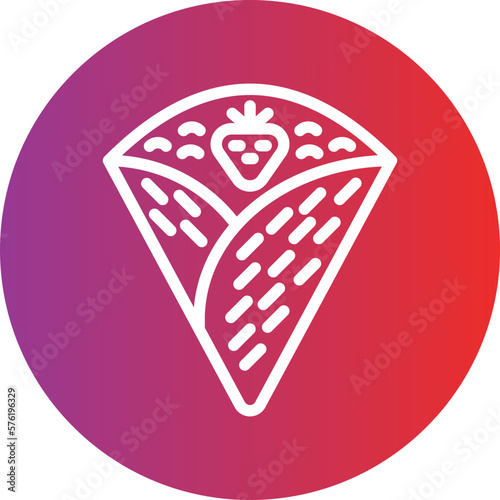 Vector Design Crepe Icon Style
