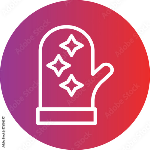 Vector Design Oven Mitt Icon Style