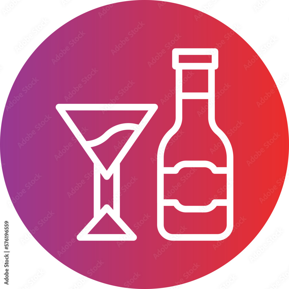 Vector Design Wine Icon Style Vector Design Wine Icon Style