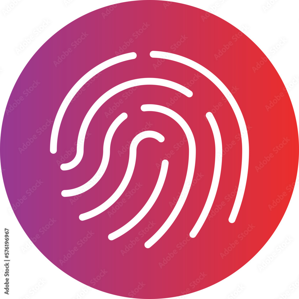 Vector Design Fingerprint Icon Style Vector Design Fingerprint Icon Style