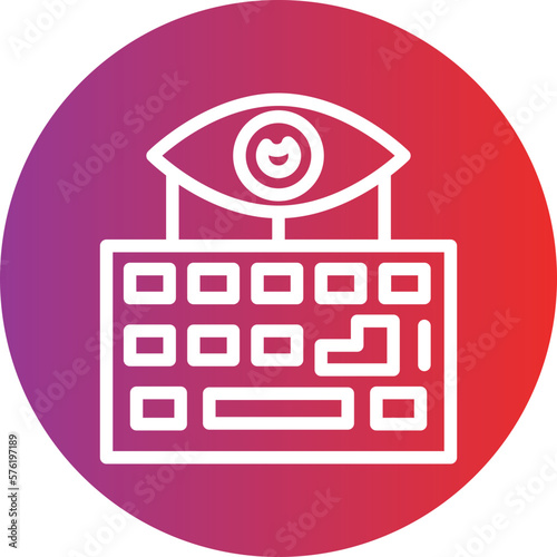 Vector Design Keylogger Icon Style