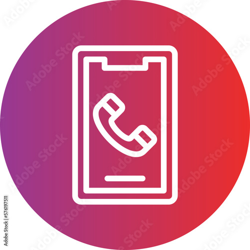 Wallpaper Mural Vector Design Mobile Call Icon Style Torontodigital.ca