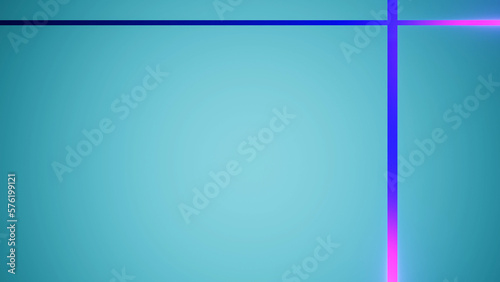 light blue background with blue lines and purple glow. abstract composition background. 3d render illustration