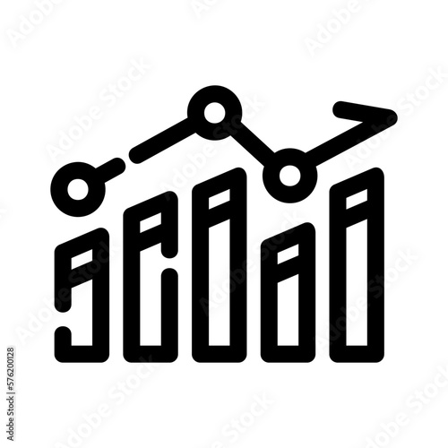 graph icon or logo isolated sign symbol vector illustration - high quality black style vector icons 