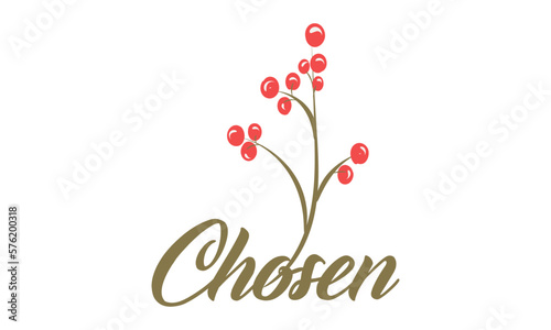 Biblical Phrase, Christian typography for print or use as poster, card, flyer or T shirt