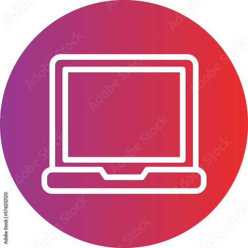 Vector Design Laptop Icon Style