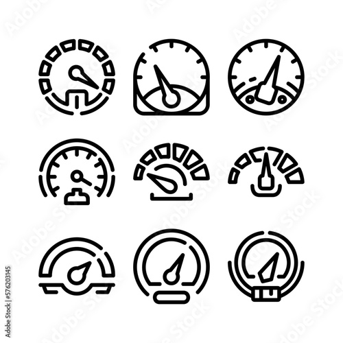 speed icon or logo isolated sign symbol vector illustration - high quality black style vector icons
