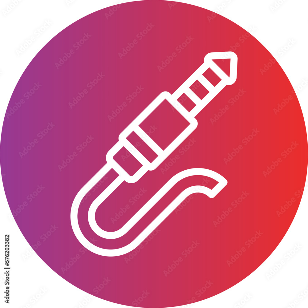 Vector Design Audio Cable Icon Style Vector Design Audio Cable Icon Style