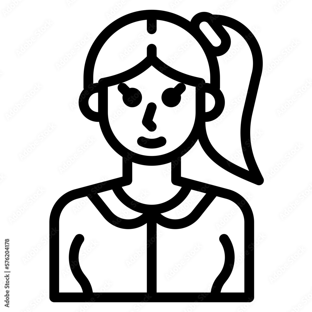 avatar line icon