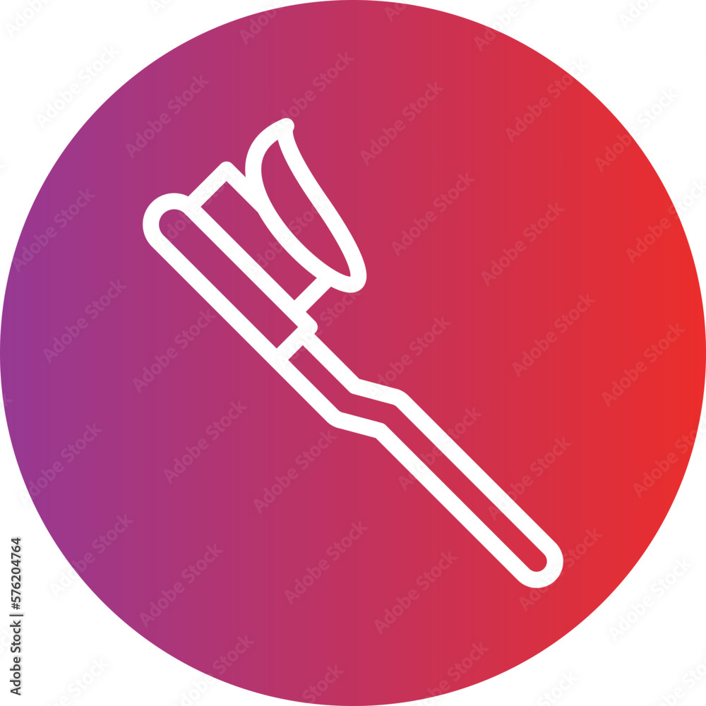 Vector Design Brushing Icon Style Vector Design Brushing Icon Style