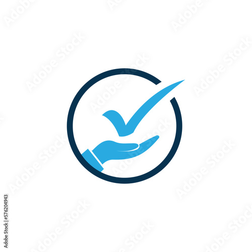 Debt Collectors Approved logo design icon stock vector