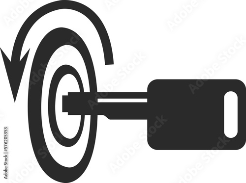 Power engine off icon, power button icon black vector