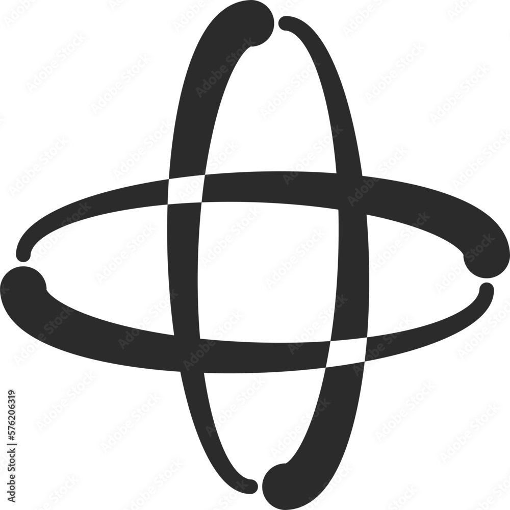 Logo vector, logo type vector design black vector