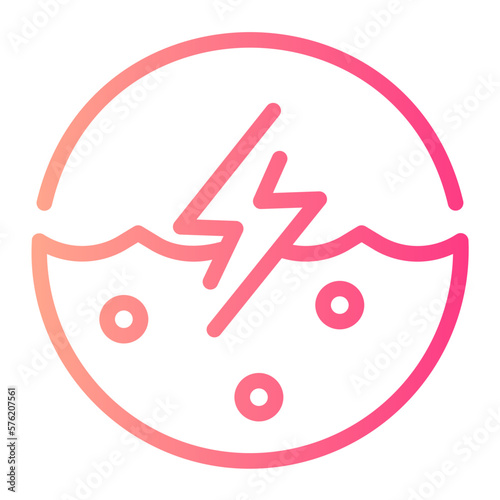 tidal gradient icon