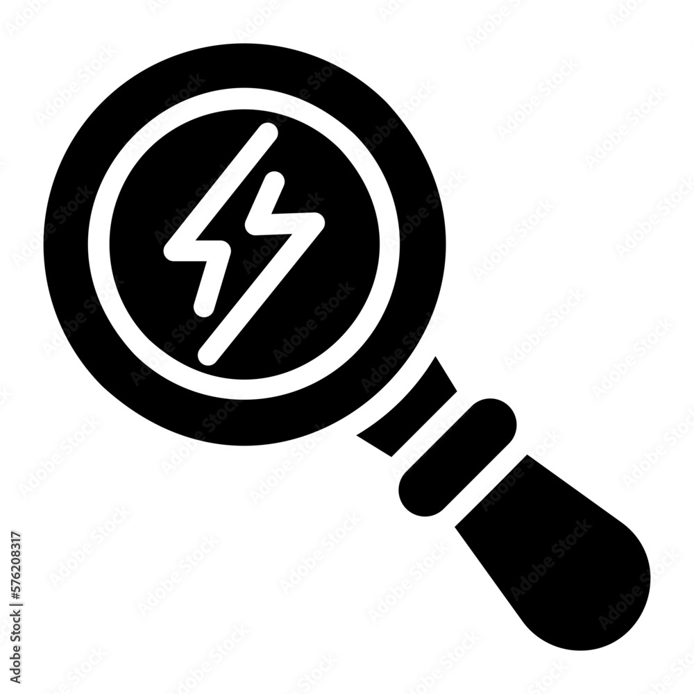 energy glyph icon energy glyph icon