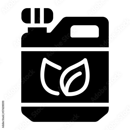 biofuel glyph icon