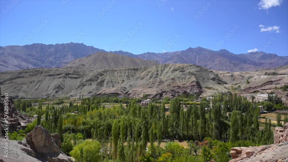 anh dothe view at Basgo Monastery, also known as Basgo or Bazgo Gompa, is a Buddhist monastery located in Basgo or Bazgo in Leh District, Ladakh, northern India approximately 40 km from Leh. anh dothe view at Basgo Monastery, also known as Basgo or Bazgo Gompa, is a Buddhist monastery located in Basgo or Bazgo in Leh District, Ladakh, northern India approximately 40 km from Leh.