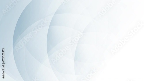 Abstract creative motion circular shape on light blue background. Video animation Ultra HD 4k footage.