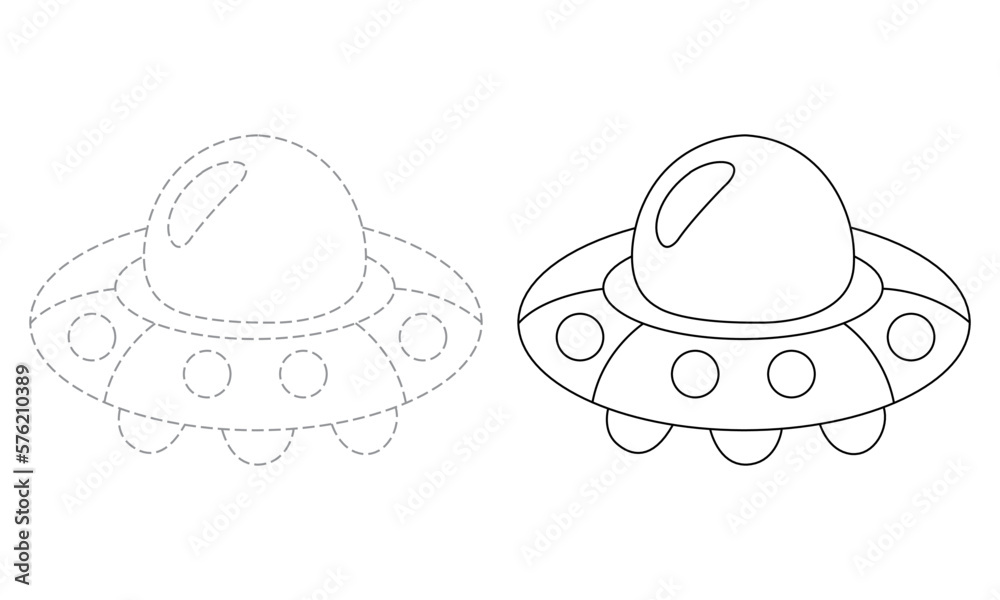 Tracing lines for toddlers. Handwriting practice sheet. Educational